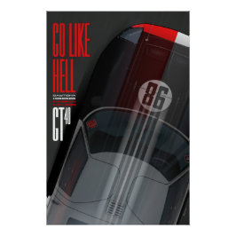 Go like Hell GT40 Miles Daytona 66 Poster