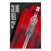 Go like Hell GT40 Red Poster (Vorderseite)