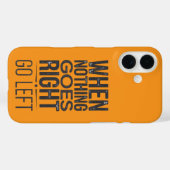 Go Links Motivierend Kostenvoranschlag für mobile Case-Mate iPhone Hülle (Rückseite (Horizontal))