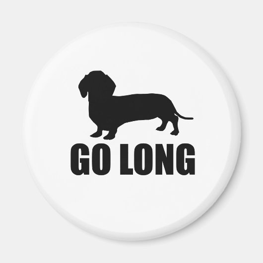 Go Long Dacshund Magnet (Vorne)