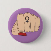 Go-Mädchen Button (Vorderseite)