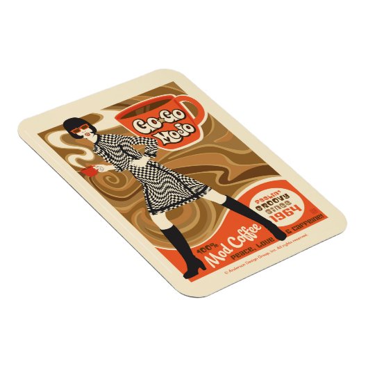 Go-Mojo-Kaffee Magnet (Rechte Seite)