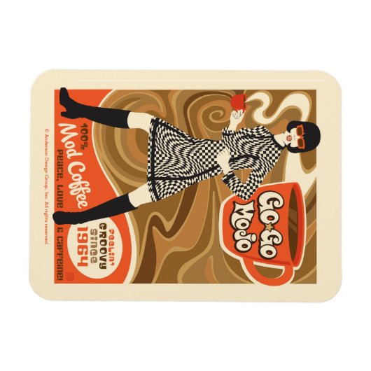 Go-Mojo-Kaffee Magnet (Horizontal)