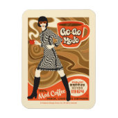Go-Mojo-Kaffee Magnet (Vertikal)