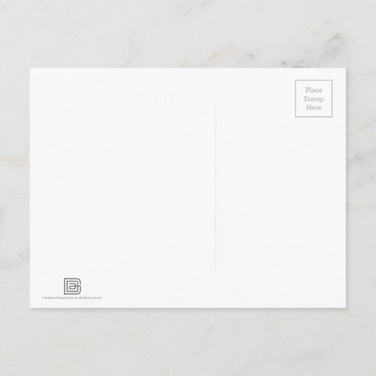 Go-Mojo-Kaffee Postkarte (Rückseite)