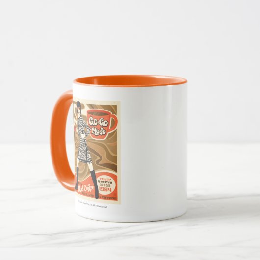 Go-Mojo-Kaffee Tasse (Vorderseite Links)