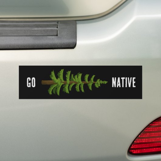 Go Native Garening Autoaufkleber (Auf Auto)