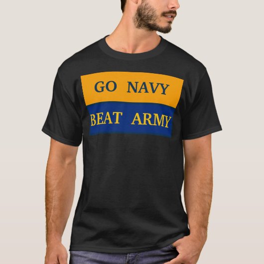 GO NAVY BEAT ARMY T-Shirt (Vorderseite)