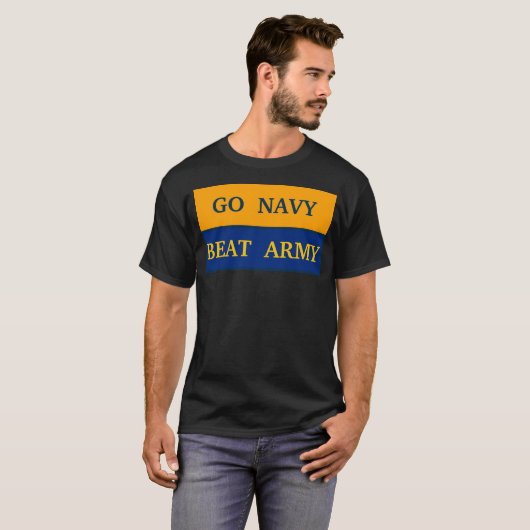 GO NAVY BEAT ARMY T-Shirt (Vorne ganz)