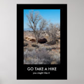 GO NEHMEN EIN HIKE-Demo-Poster Poster (Vorne)