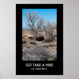 GO NEHMEN EIN HIKE-Demo-Poster Poster