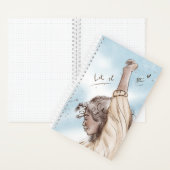 Go-Notebook gelassen | Frau Blue Sky Notizblock (Innen)