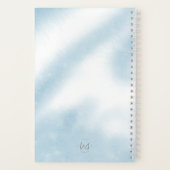 Go-Notebook gelassen | Frau Blue Sky Notizblock (Rückseite)