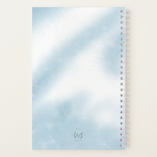 Go-Notebook gelassen | Frau Blue Sky Notizblock (Rückseite)