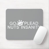 GO NUTS benutzerdefiniertes Farbmousepad Mousepad (Mit Mouse)