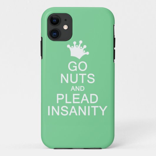 GO NUTS benutzerdefiniertes iPhone Gehäuse Case-Mate iPhone Hülle (Rückseite)