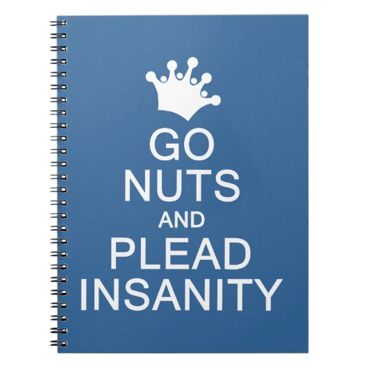 GO NUTS-Farbnotebook Notizblock (Vorderseite)