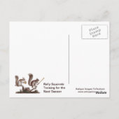 Go Nuts Kundgebung Eichhörnchen Grüße von St. Loui Postkarte (Rückseite)