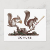Go Nuts Kundgebung Eichhörnchen Grüße von St. Loui Postkarte (Vorderseite)