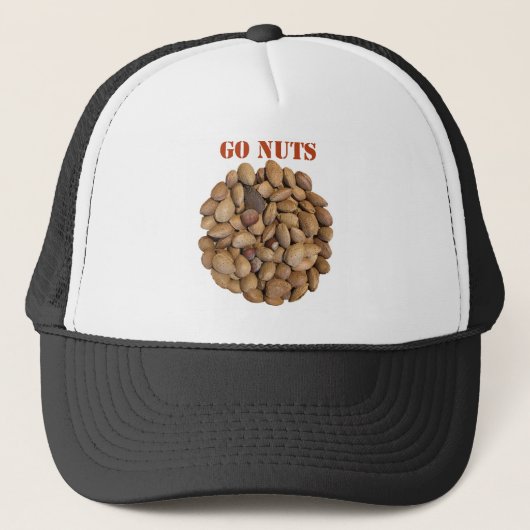Go Nuts Truckerkappe (Vorderseite)