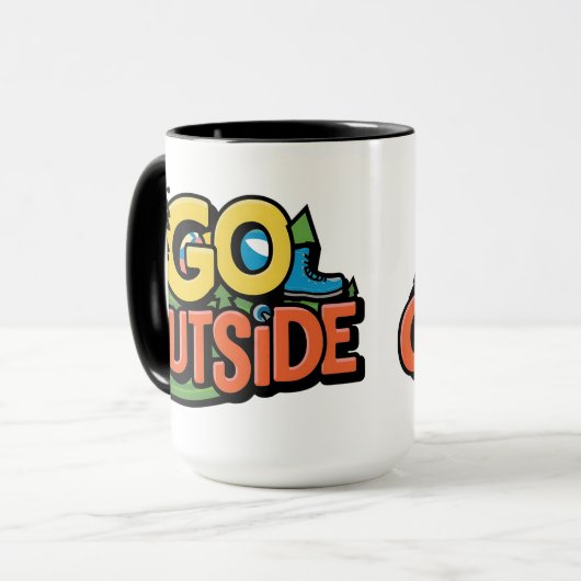 Go Outdoor Adventure Tasse (Vorderseite Links)