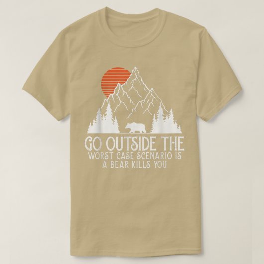 Go Outside The W  T-Shirt (Design vorne)
