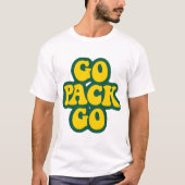 Go Pack Gelb und grün Digitale Kunst für Gr T-Shirt (Vorderseite)