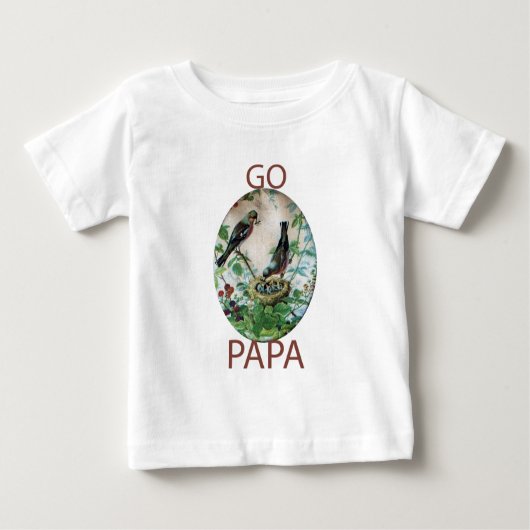 Go Papa Baby T-shirt (Vorderseite)