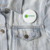 Go Peace (grün) Button (Beispiel)