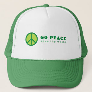 Go Peace (grün) Truckerkappe