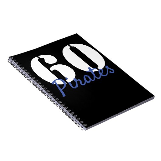 Go Pirates Leopard Mascot Notizblock (Rechte Seite)