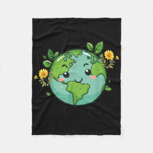 Go Planet Ihre Erde Tag 2025 Lehrer Kinder reduzie Fleecedecke