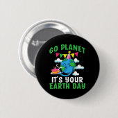 Go Planet Ihre Erde Tag 4 Button (Vorne & Hinten)