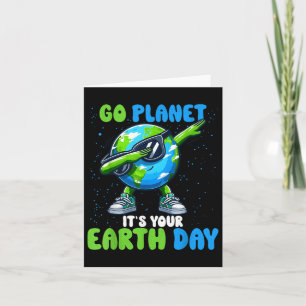 Go Planet Ihre Erde Tag Niedliche Dabbing Erde Ki Karte