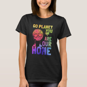 Go Planet Sie sind unser Zuhause Planet Dabbing Ea T-Shirt