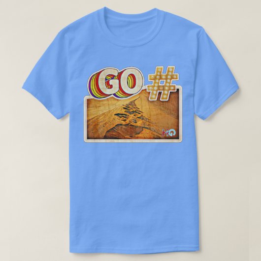 Go Pound Sand Hipster Golf T-Shirt (Design vorne)