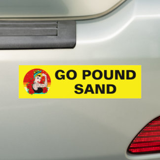 Go Pound Sand - Mama Flexodruck Autoaufkleber