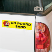 Go Pound Sand - Mama Flexodruck Autoaufkleber (Auf Lkw)