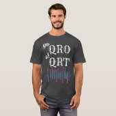 Go QRO oder QRT Funny Amateur Radio Ham Radio _13 T-Shirt (Vorne ganz)