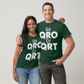 Go QRO oder QRT Funny Amateur Radio Hobby T-Shirt (Unisex)