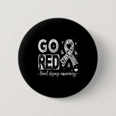Go Red – American Heart Disease Awareness In Febru Button (Vorderseite)