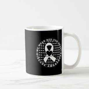 Go Red - American Heart Health Montag Bewusstsein  Kaffeetasse