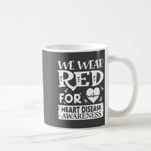 Go Red – Awareness For Us Heart Health Month In Fe Kaffeetasse (Rechts)