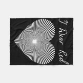 Go Red Day Heart Ribbon Costume Heart Disease Mont Fleecedecke (Vorderseite (Horizontal))