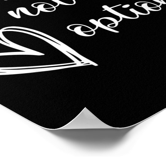 Go Red - Failure Is Not An Option  Poster (Ecke)