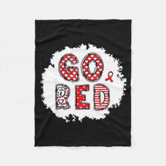 Go Red For Heart Disease Awareness Month February  Fleecedecke