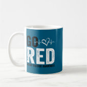 Go Red For Women American Heart Disease Month Awar Kaffeetasse (Links)