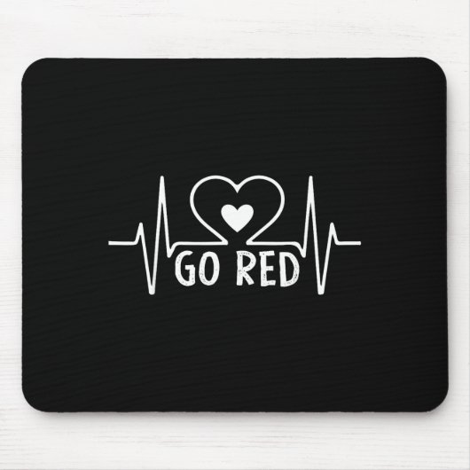 Go Red For Women American Heart Disease Month Awar Mousepad (Vorne)