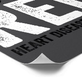 Go Red For Women American Heart Disease Month Awar Poster (Ecke)