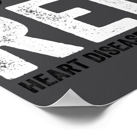 Go Red For Women American Heart Disease Month Awar Poster (Ecke)